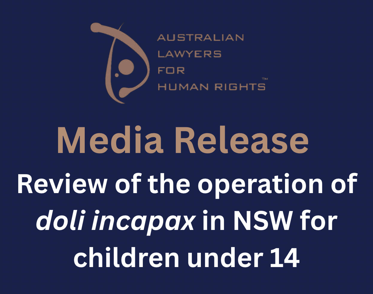 ALHR – Doli Incapax Review Recommendations deliver NSW Premier a clear ...
